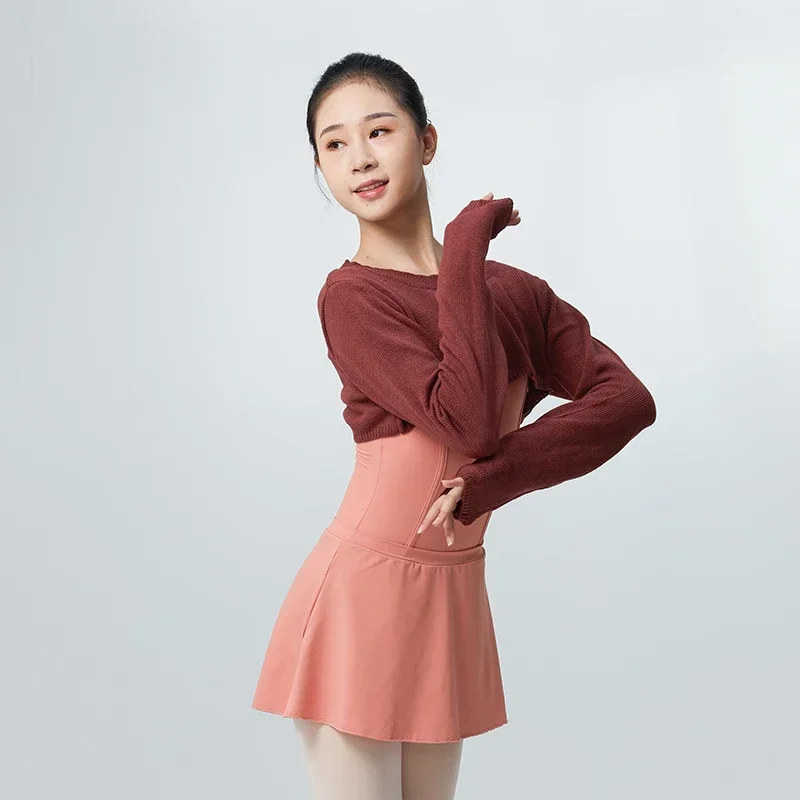 

Sansha High Quality Women's Girls Knitwear Ballet Dance Top Warm Up Knitted Sweater Dancewear 76BA1004A