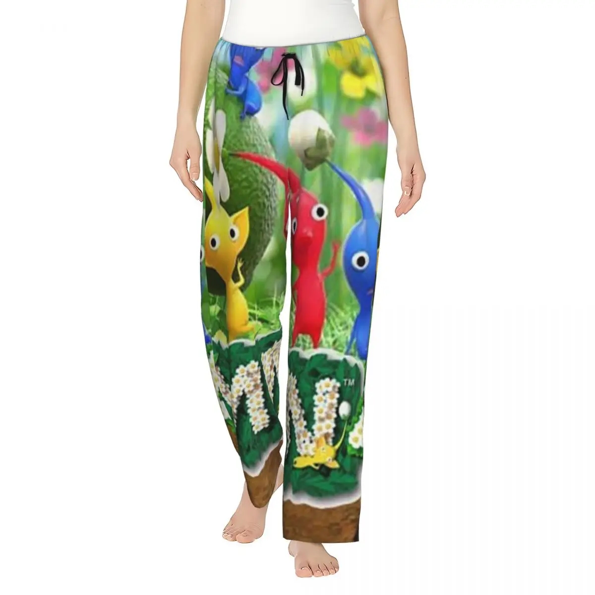 

Custom Pikmin Women Pajama Pants Lounge Sleep Sleepwear Bottoms with Pockets
