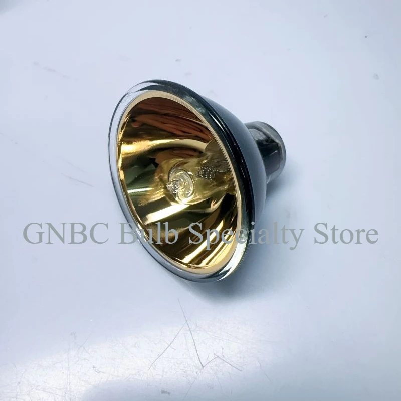 21V150W Infrared Total Reflection Gold Plated Bulb, Infrared Heating Lamp for Lab Hyperspectral Application