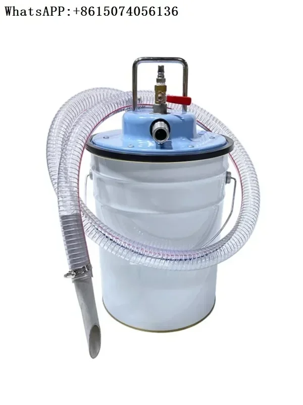 Pneumatic vacuum cleaner, industrial specific dust suc-tion mac-hine, oil suction, iron filings, dust, and sand
