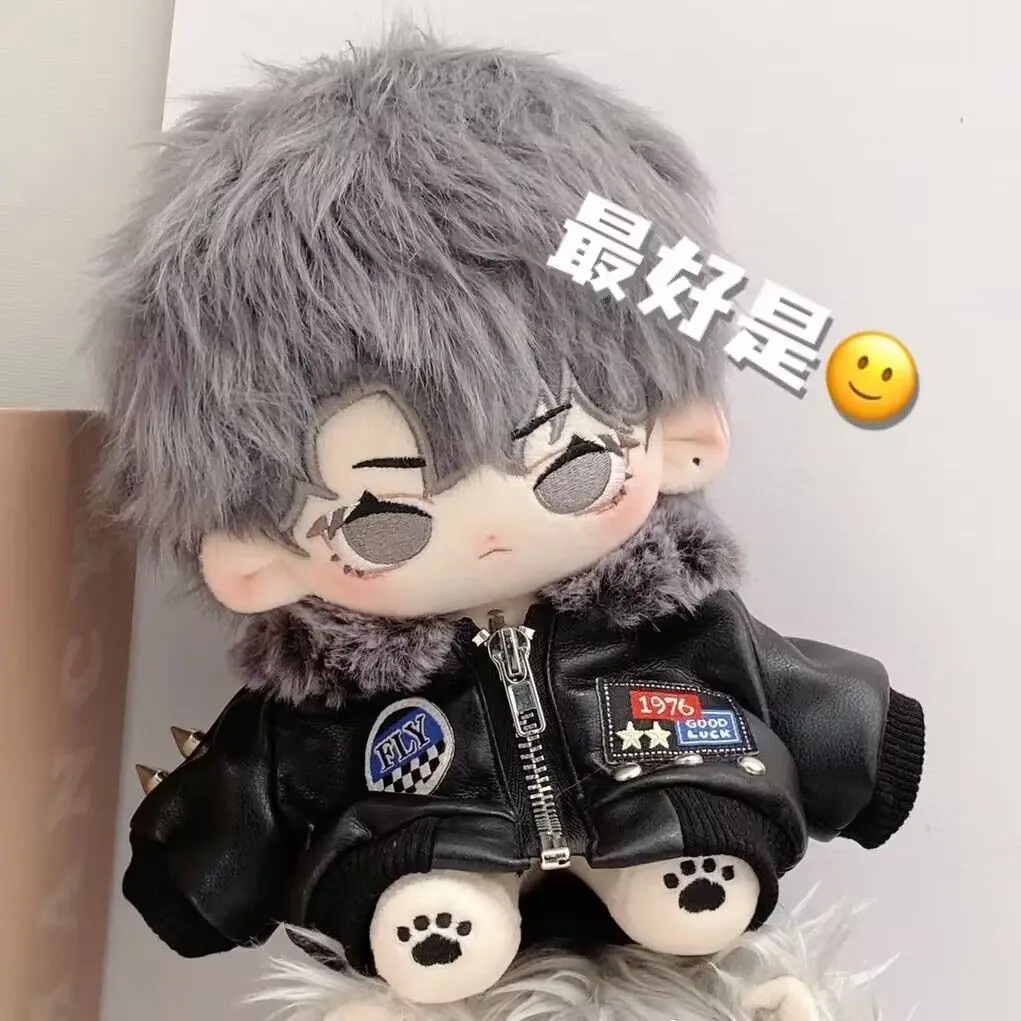 

20 Cm Idol Doll The Romance of the Western Chamber Zhang Sheng Dress-up Cotton Doll Stuffed Plush Grey Doll Toys for Kids Gift