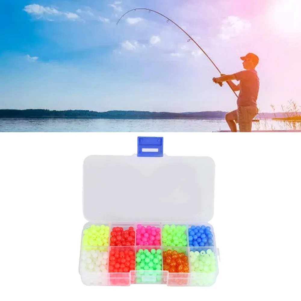 Cuentas luminiscentes de pesca de plástico para señuelos y línea - imagen 4