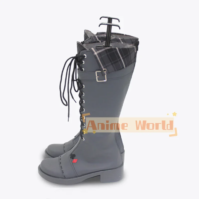 Virtual YouTuber NIJISANJI LazuLight Pomu Rainpuff August Outfit Shoes Cosplay Boots Halloween Carnival Boots Custom Made