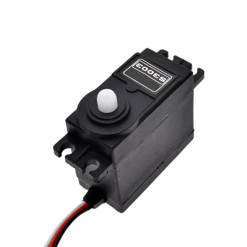 Servo digitale standard da 6 kg - 180 ° /270 ° /360 °   Sterzo a coppia piccola scanalata da 4,8 V-6 V 25 T per auto/barca/elicottero/robot/ciclismo RC