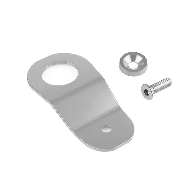 Car Modified Water Tank Fixed Bracket Aluminum Radiator Support Clamp With Screws For Honda Civic EK  Engine Bay Accessories - view 2