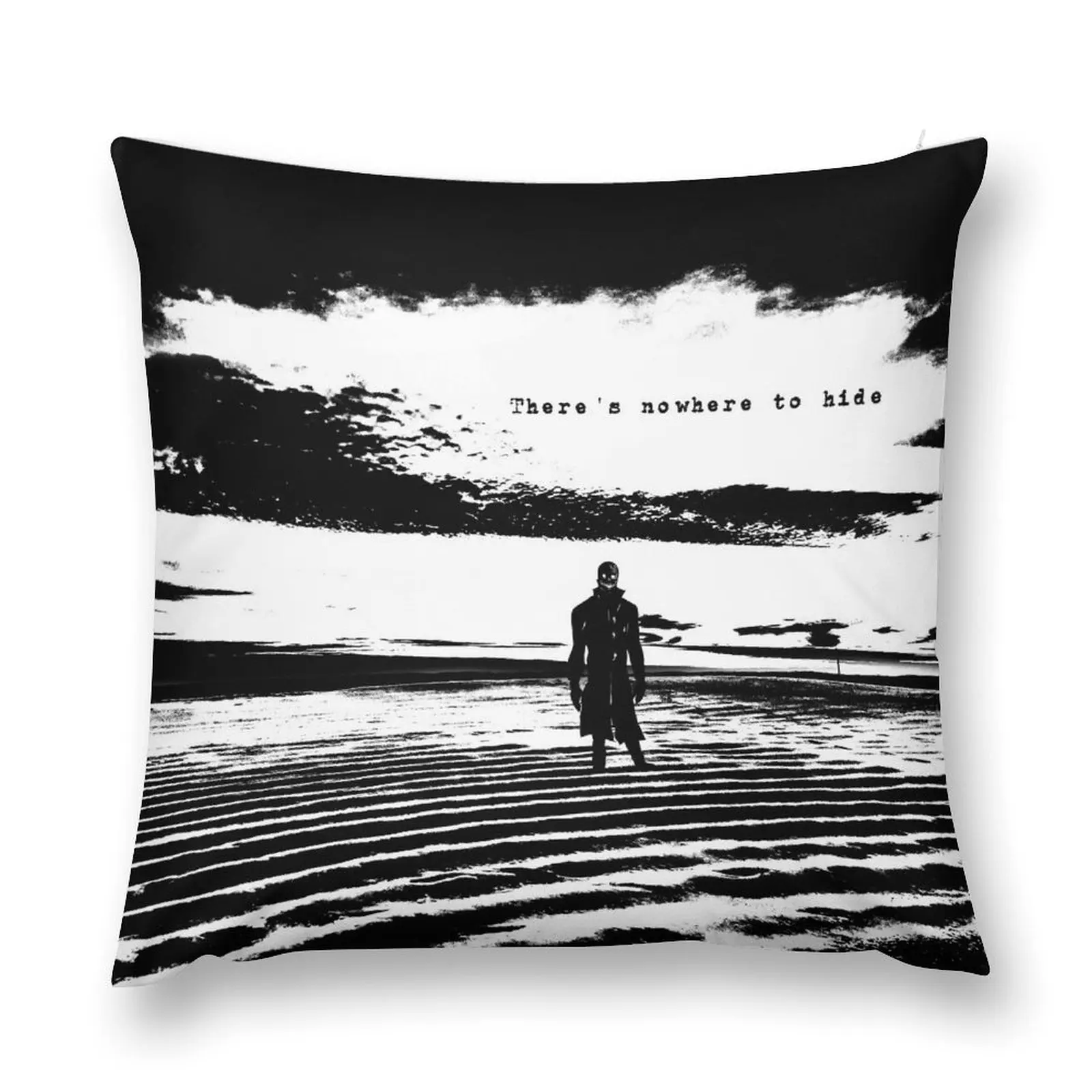 There's nowhere to hide. Throw Pillow Cushion Cover christmas ornaments 2025 pillow