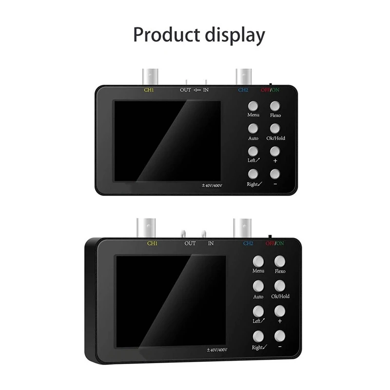 AA01-Digital Oscilloscope Dual-Channel 50M Sampling Rate 10M Analogue Bandwidth 6A Current Waveform Measurement
