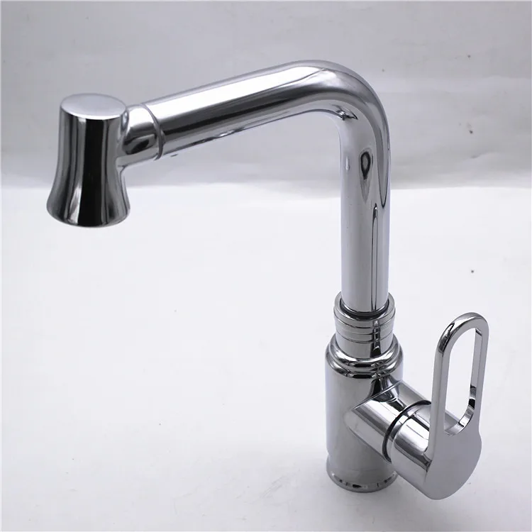 

Household Splash Proof Water Tap Bathroom Faucets WashBasin Sink Faucet Single Handle Hot and Cold Mixer Tap Deck Mounted