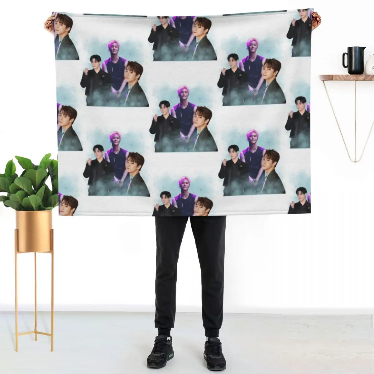 Moonbin - ASTRO - Kpop Throw Blanket Warm christmas gifts Blankets For Baby Flannels for sofa Giant Sofa Blankets
