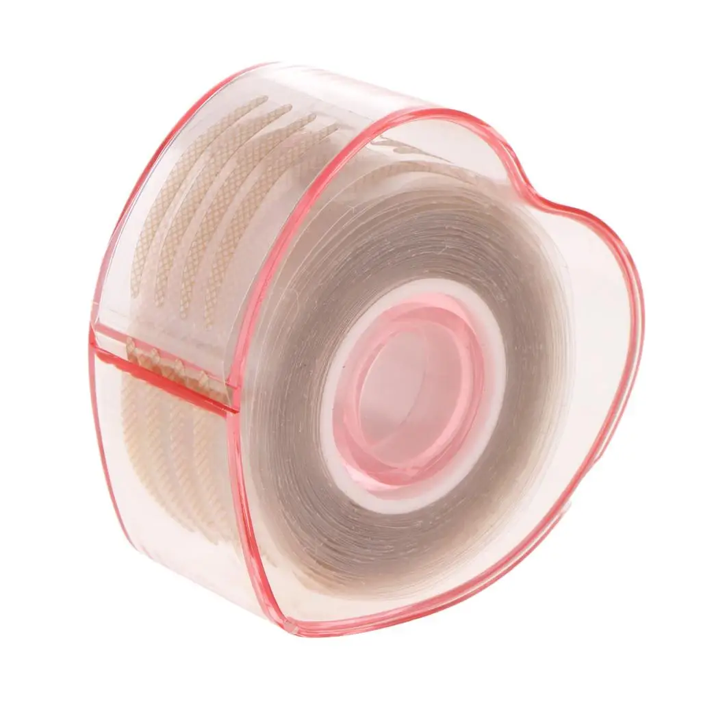 이중 눈꺼풀 스트립 투명 섬유 눈꺼풀 스티커 메이크업 도구 반짝이는 아이라이너 컬러드 아이 콘택트