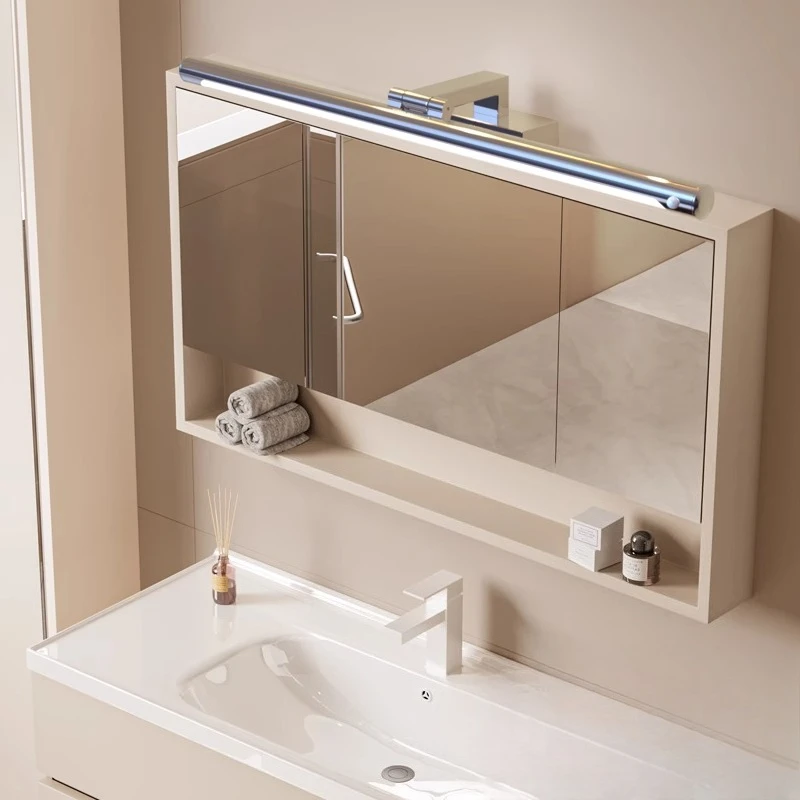 

Induction with switch mirror headlight led toilet non-punching cabinet top installation bathroom cabinet