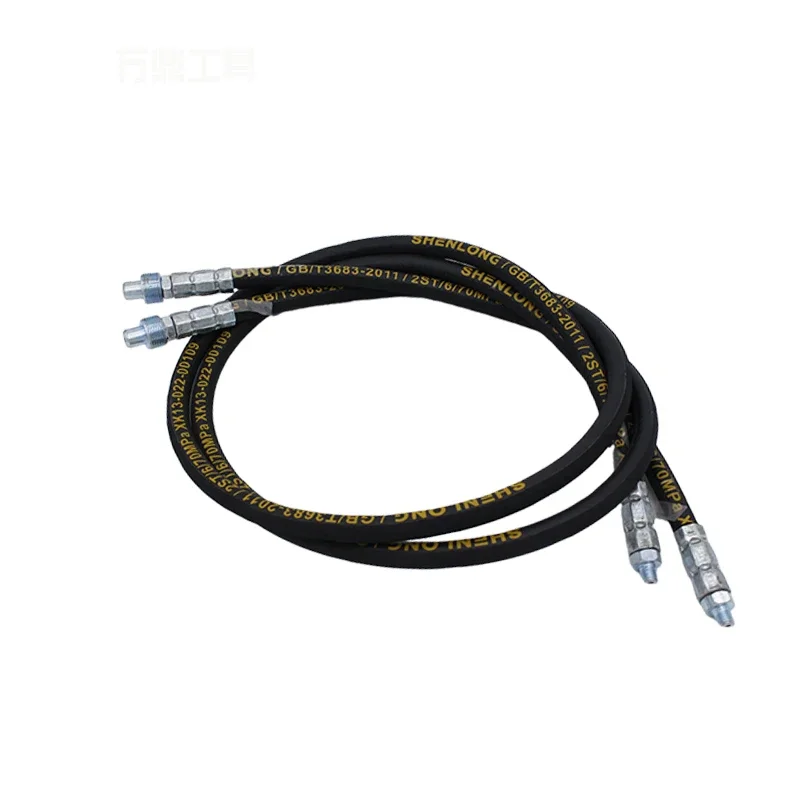 Hydraulic Machinery Resin Ultra High Pressure Oil Pipe Hydraulic Oil Pipe Steel Wire Woven Rubber Pipe 1PC