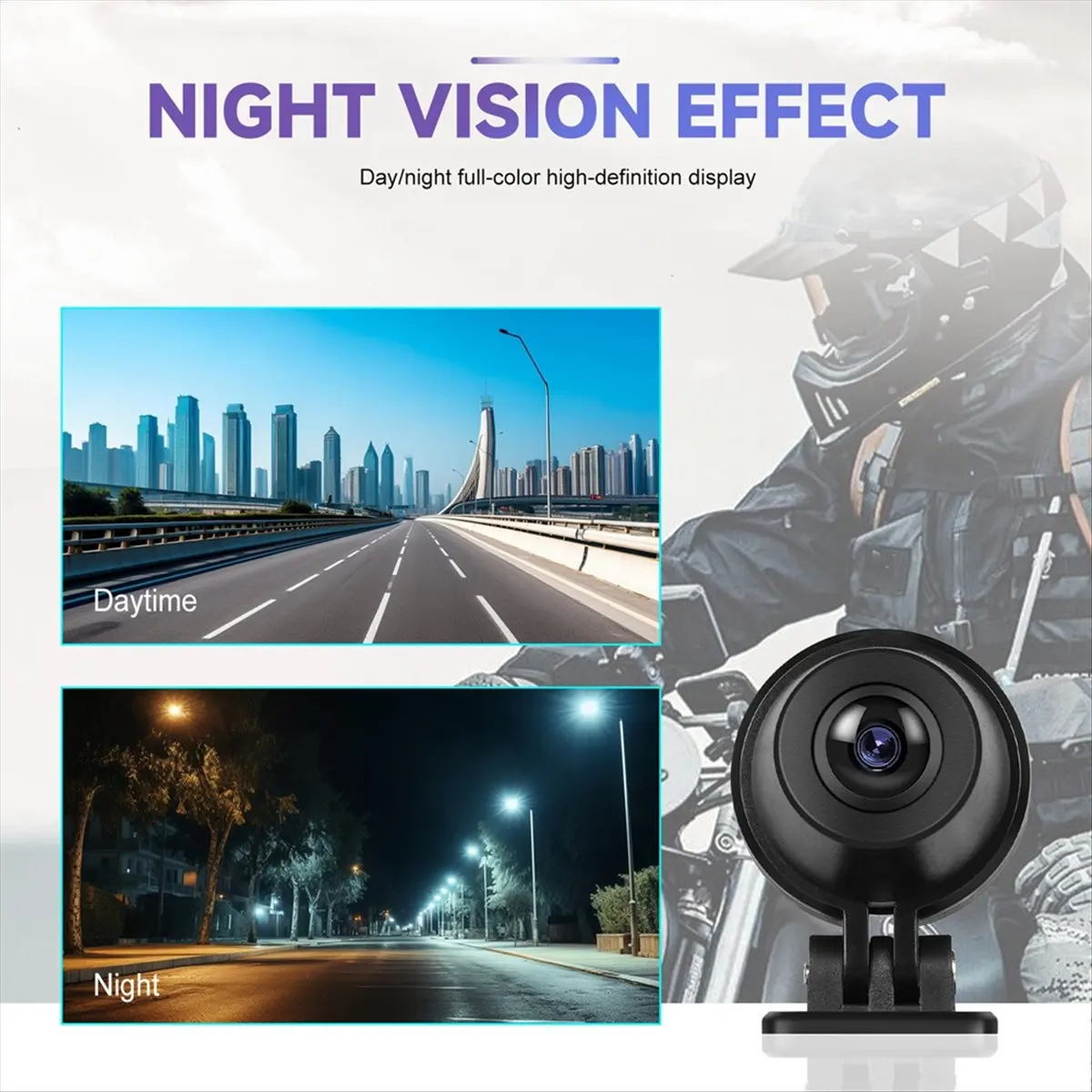 N05R 6.25inch Motorcycle Navigation Screen Front Rear Cameras Portable Motorcycle Carplay Android Auto Monitor DVR Bluetooth