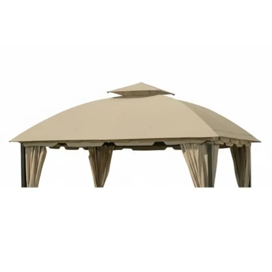 Reinforced RipLock 350 Replacement  Top Cover for South Hampton 11' x 13' Gazebo Models L-GZ215PST-A L-GZ659PST 810138517 81004