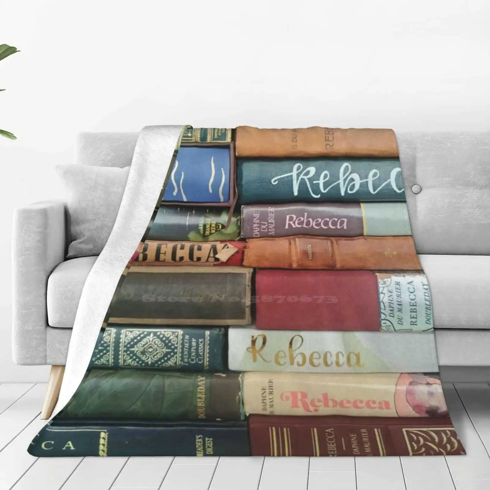 Wall Of Rebecca By Daphne Du Trend Style Funny Fashion Soft Throw Blanket Daphne Du Rebecca Classic Literature Gothic