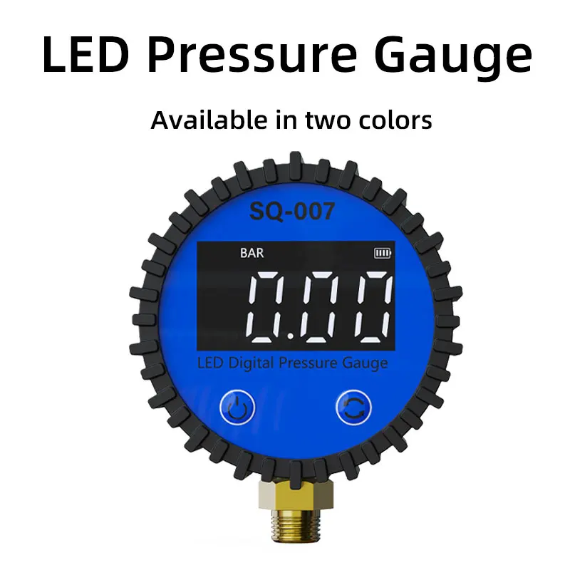 Medidor digital de pressão de pneus, 0-255 psi, led, carro, motocicleta, caminhões, alta precisão, medidor de teste, substituição de monitoramento