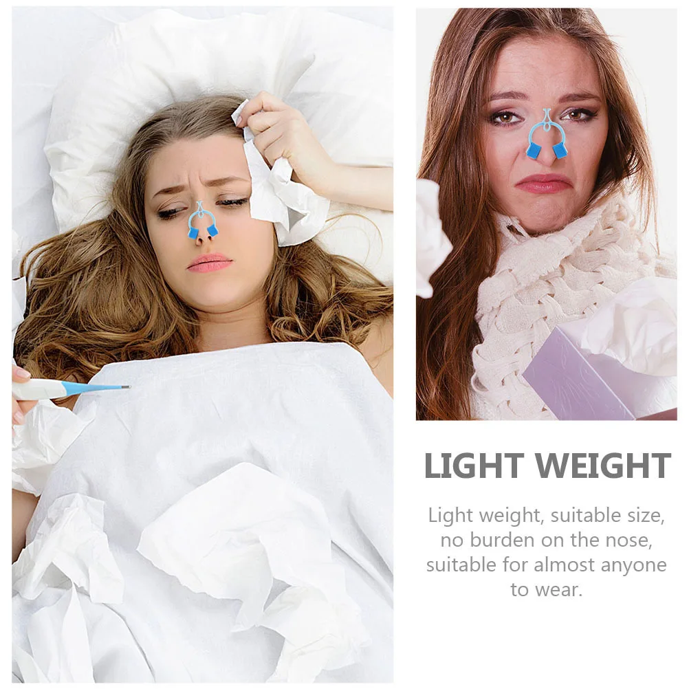 

20Pcs Nose Clip Pom Eva Durable Adjustable Nose Stop Clip for Breathing Training Nasal Stopper Stop Nosebleeds