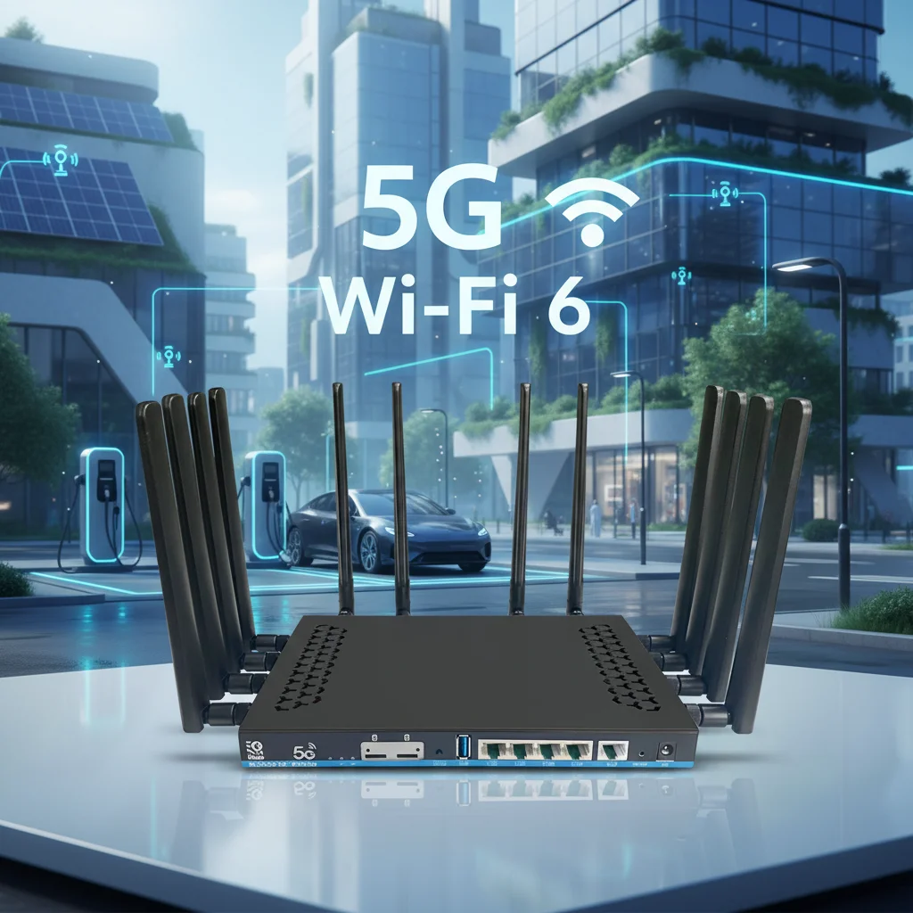 4G Router Sim Card Slot Gigabit - 5G-modem met OpenWrt, dubbele simkaartsleuven, router