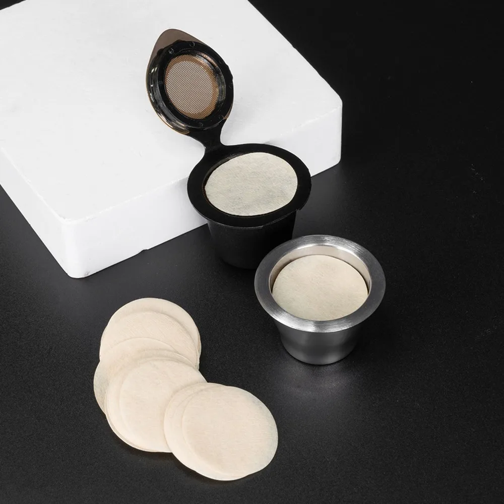 500pcs set 27MM Size Unbleached Coffee Filters Heatproof Design Optimal Filtration One-Use Coffee Filter Quick Brewing