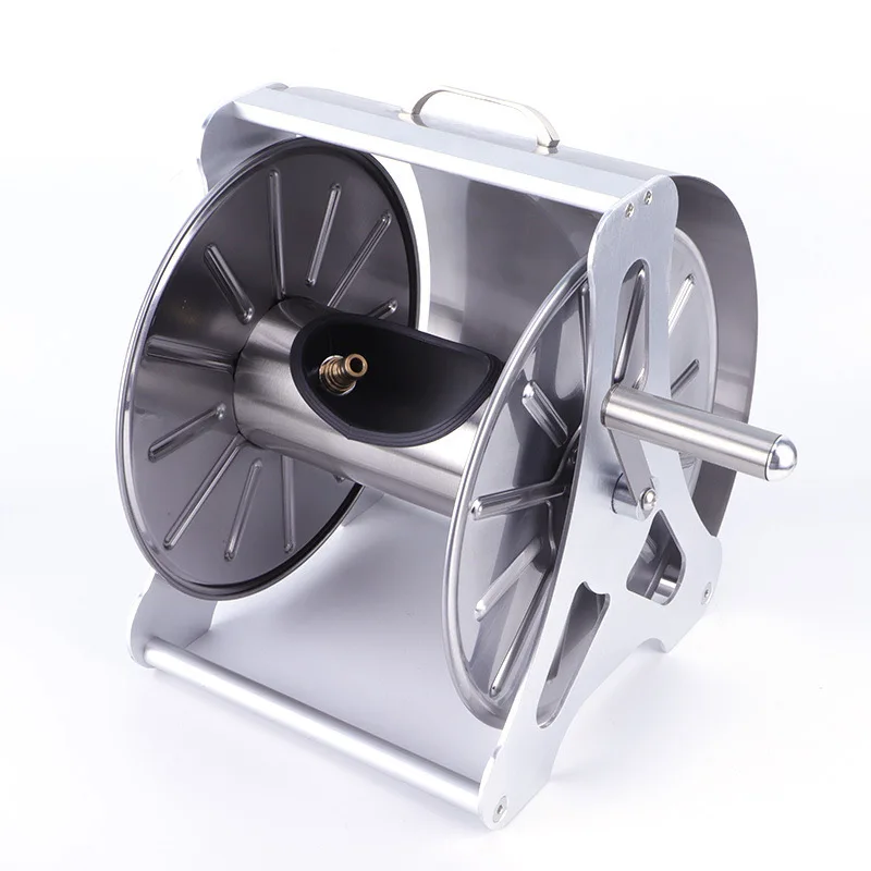 Garden Tools Wall Mounted Retractable Hose Reel Portable Air Hose Reel For Garden Hose Pipe