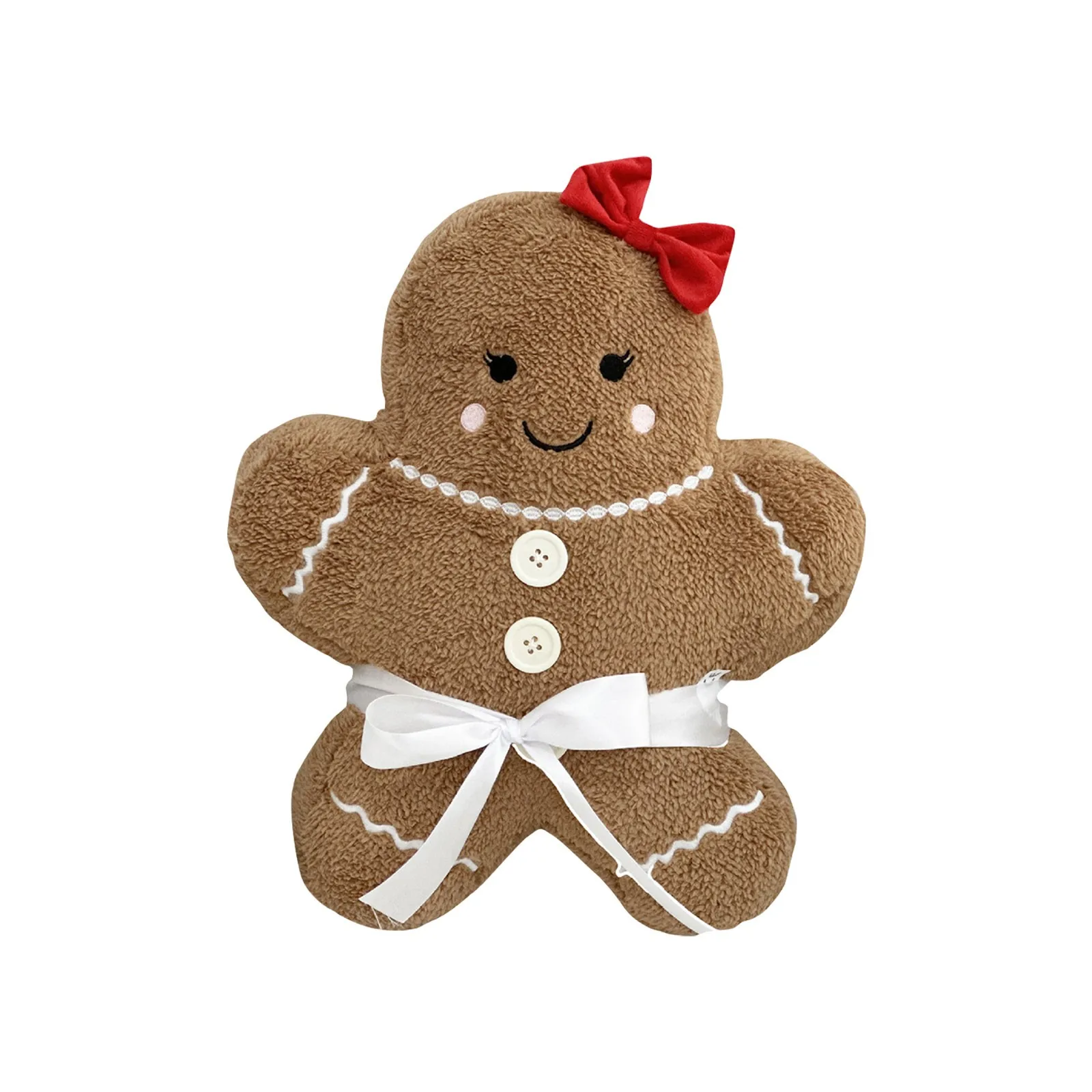 Cute Plush Doll Toy Gift Cartoon Style Children's Rag Doll Ginger-bread Man