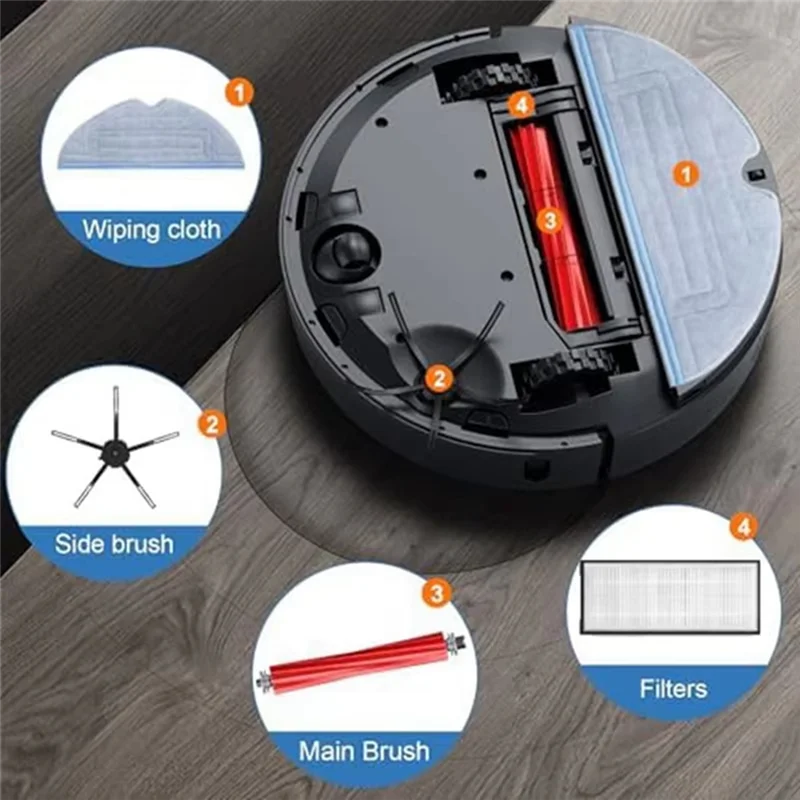 

B99A-Replacement Accessories Kit For Roborock S7 Series,Compatible With S7, S7+, S7 Plus, S7 Maxv, S7 Pro Vacuum Cleaners