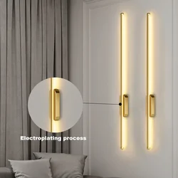 Modern Nordic Minimalist LED Wall Lights Lamps For Living Room Bedroom Background Corridor Simple Decor Indoor Lighting sconce