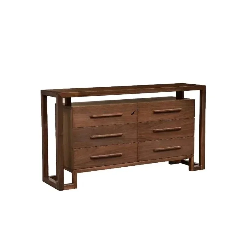 TTA50 New Chinese-style Solid Wood Lockers, Porch Cabinets, Light Luxury And High-end Entry Storage, Modern Dining Side Cabinets
