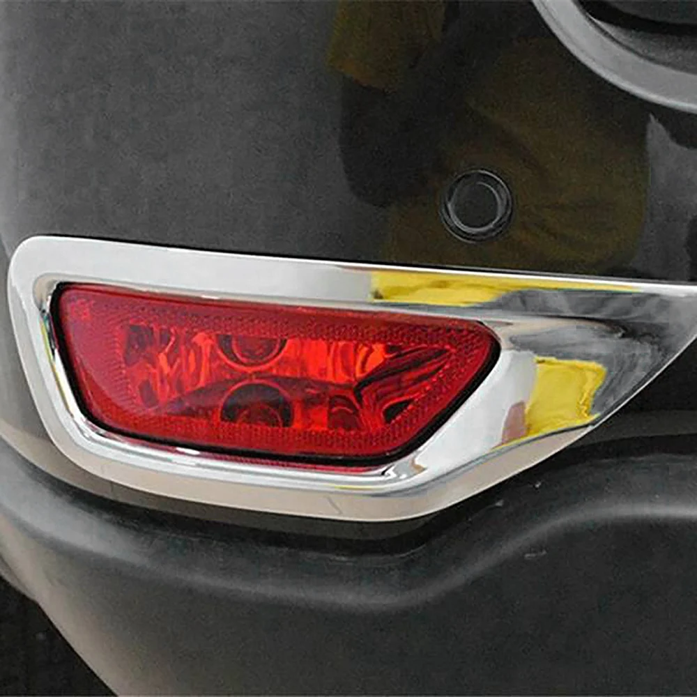 Für Jeep Grand Cherokee 2011 2012 2013-2019 ABS Chrom Rückreflektor Nebelscheinwerfer Abdeckung Zierleiste Rahmen Auto-Styling