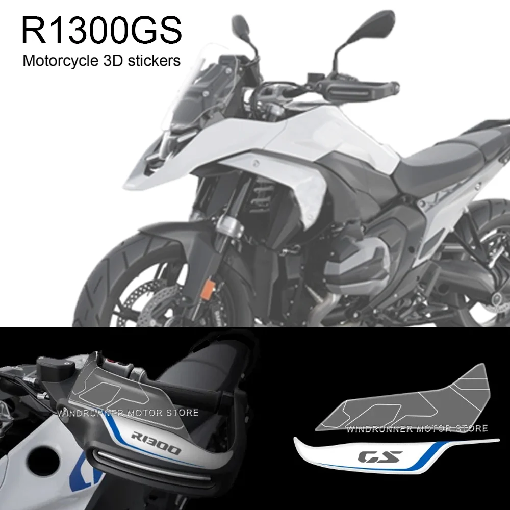 

Handguard Sticker Waterproof Hand Guard Decal FOR BMW R1300GS R 1300GS Trophy 2024 Accessories