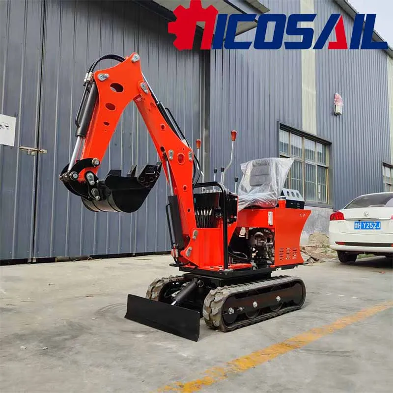 OEM Customizable 1 Ton Hydraulic Excavator Diesel Crawler Machine for Earthmoving & Infrastructure Projects