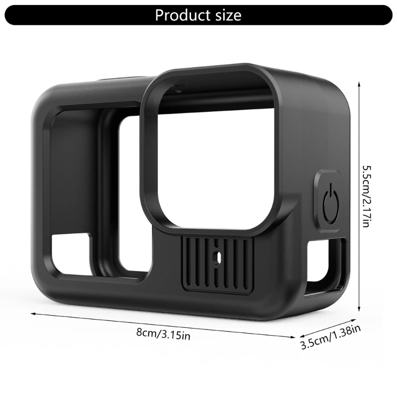 Funda silicona con protección completa R91A para funda cámara con cordón