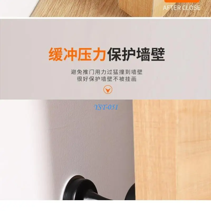 E15A 다목적 충돌 방지 자동 버퍼 도어 스톱퍼 접착식 도어 스톱