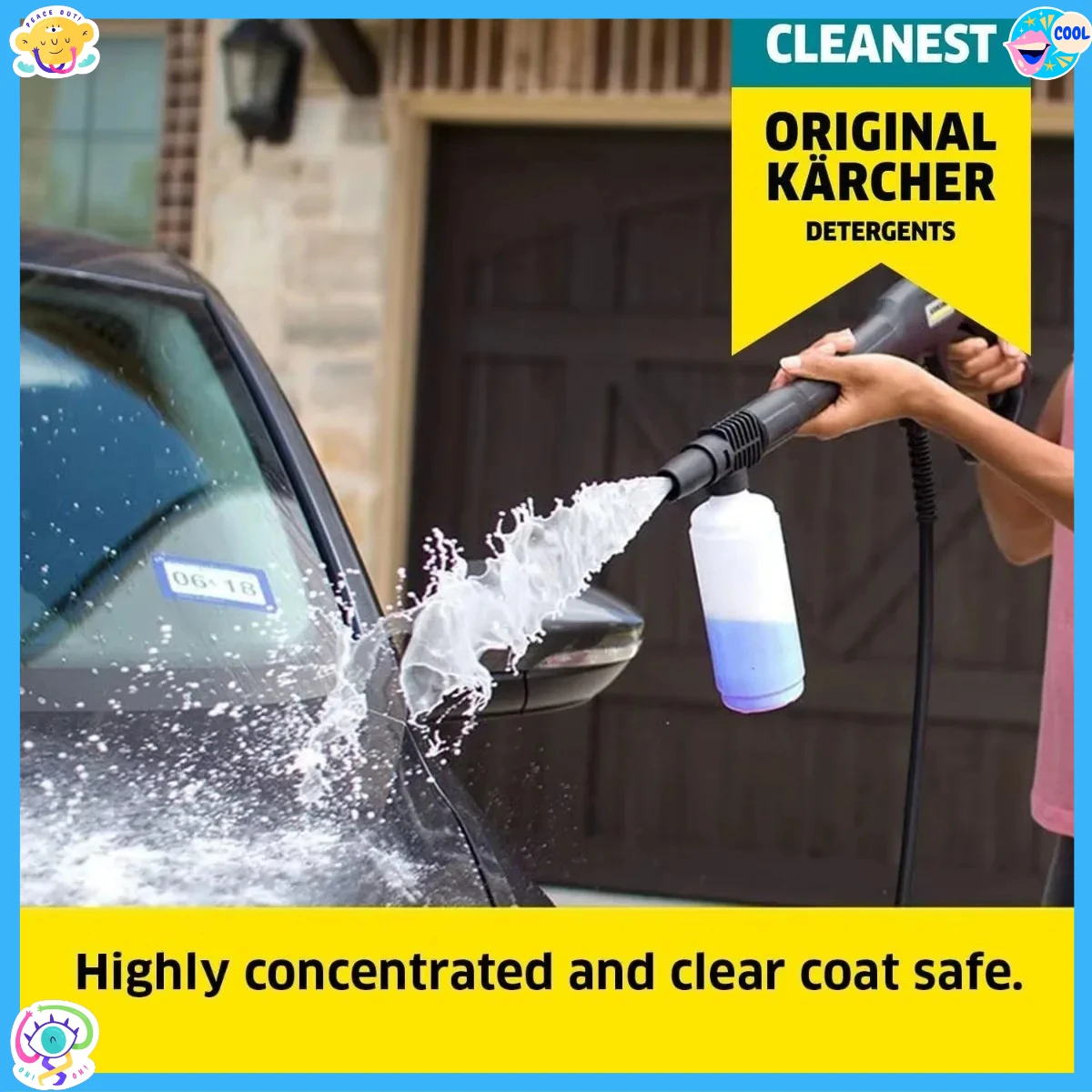 غسيل السيارات والشمع للسيارات والدراجات والشاحنات والقوارب والمزيد. مركز للغاية، يجعل 5 جالون منظف.