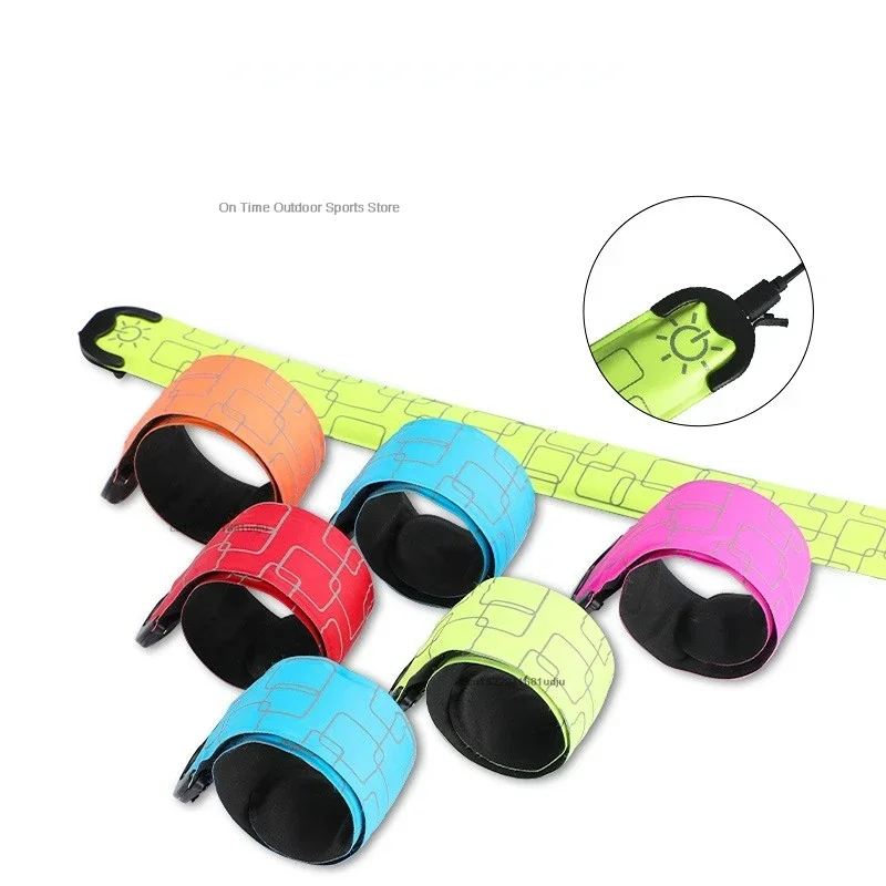 1PC Outdoor Safety Sports Night Running Armband LED Light Belt Arm Leg Warning Wristband Cycling Bike Bicycle Outdoor Tools