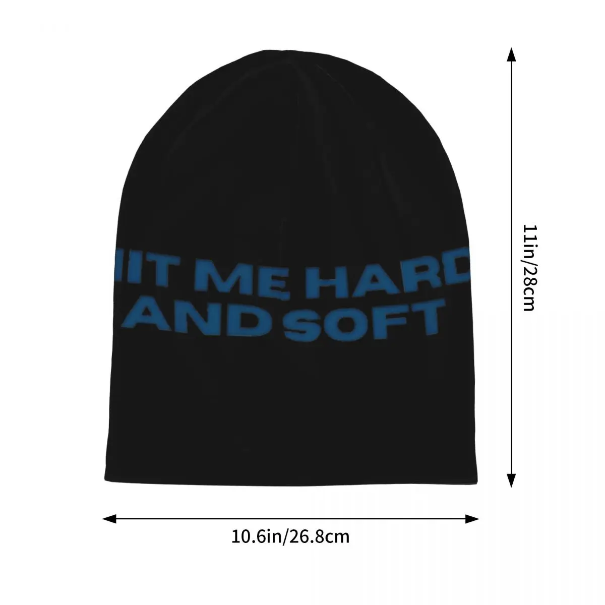 Billies Hit Me Hard And Soft Skullies Beanies Hats Eilishs Casual Unisex Ski Caps Warm Dual-use Bonnet Hat