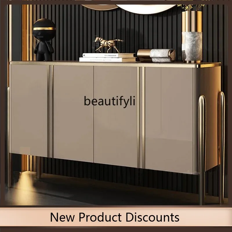 

Asmt59 Высококачественный обеденный боковой шкаф, легкий роскошный домашний входной шкаф, современный простой настенный декоративный шкаф для хранения вещей