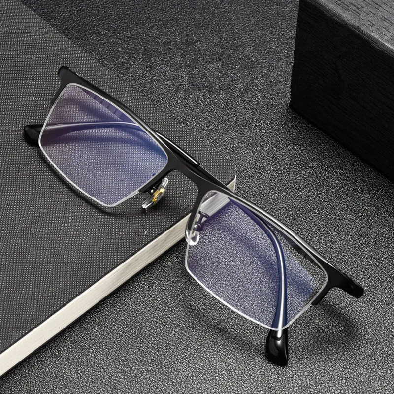 2023 New High-End Pure Titanium Men's And Women's Sunglasses Photochromic Myopia Glasses Student Optical Prescription Eyeglass