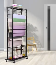 Iron ribbon rack, flower packaging paper rack, ribbon ribbon, ribbon storage display rack, flower shop supplies shelf