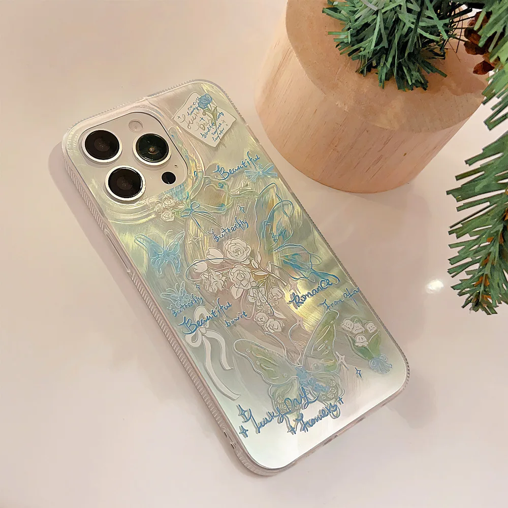 Lily of the valley Case For Iphone 15 14 13 12 11 Pro Max For iphone xs max Case Multicolour Shockproof phone Case