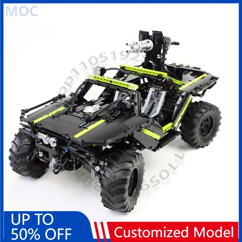 

1608 PCS Sports Car Warthog M12-B (Scout Version) MOC Customize Modular Building Block Brick Popular DIY Toy Birthday Gift