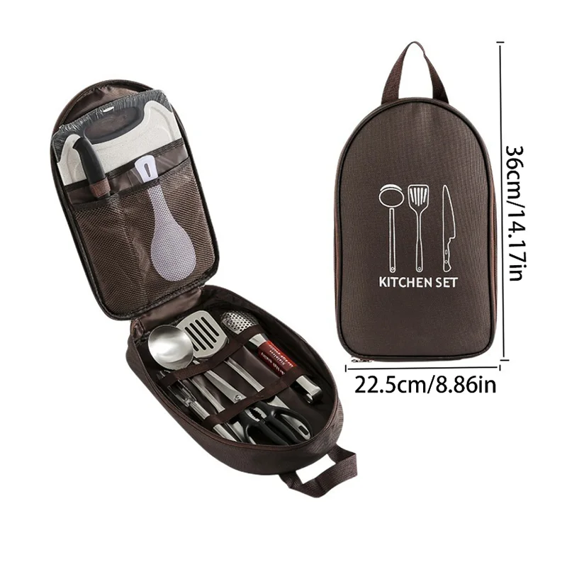 アウトドアクッキングバッグ キャンプ用収納バッグ ポータブル - Camping Cooking Equipment Bag のレビューと価格