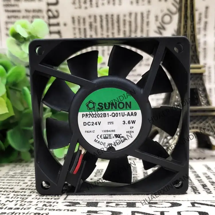 

New PF70202B1-Q01U-AA9 DC24V 3.6W 7020 7CM Cooling Fan Assembly Kit