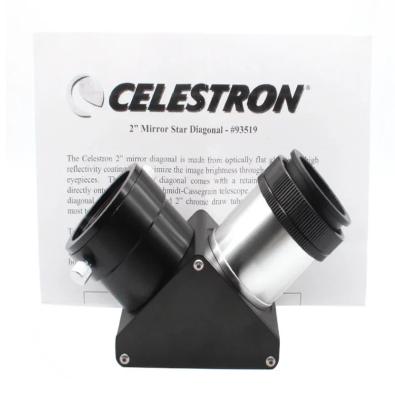 

Celestron 2-Inch 90-Degree SCT Dielectric Diagonal Mirror with 1.25" Adapter for C5 C6 C8 925 C11 SCT Astronomical Telescopes