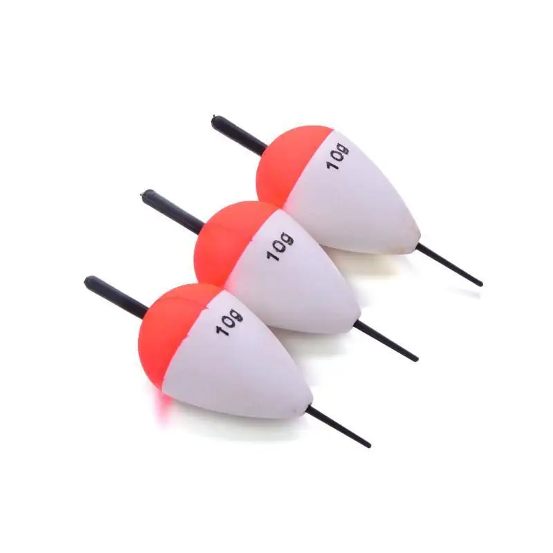 10Pcs Fishing Float Foam Fish Floats Drift Big Belly Drifts Long Casting Drifts 1g/2g/3g/5g/10g Buoy Flotador Gear Fishs Float image 2