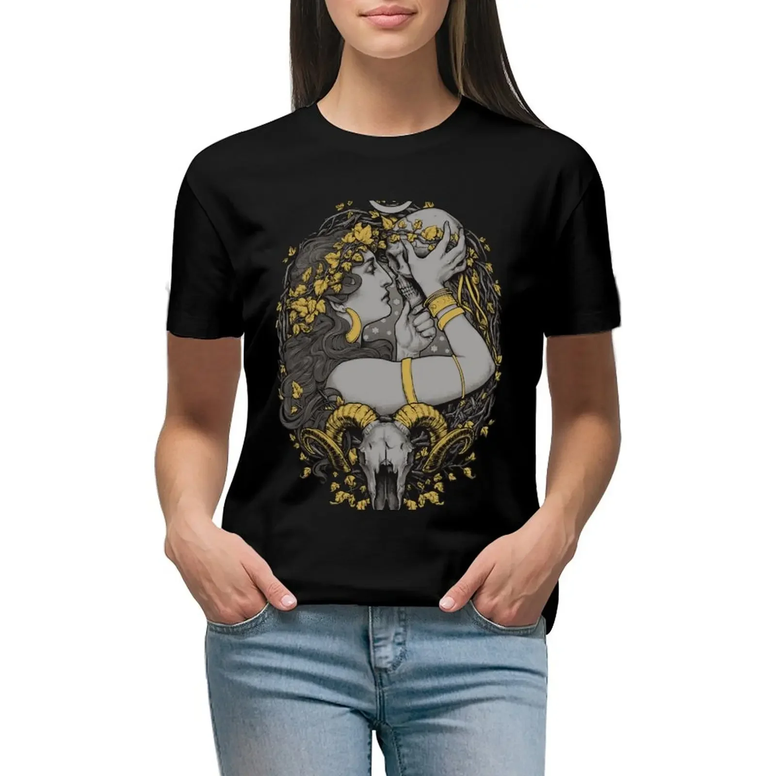 

THE WITCH T-Shirt cute clothes Aesthetic clothing Short sleeve tee plus sizes Women clothes