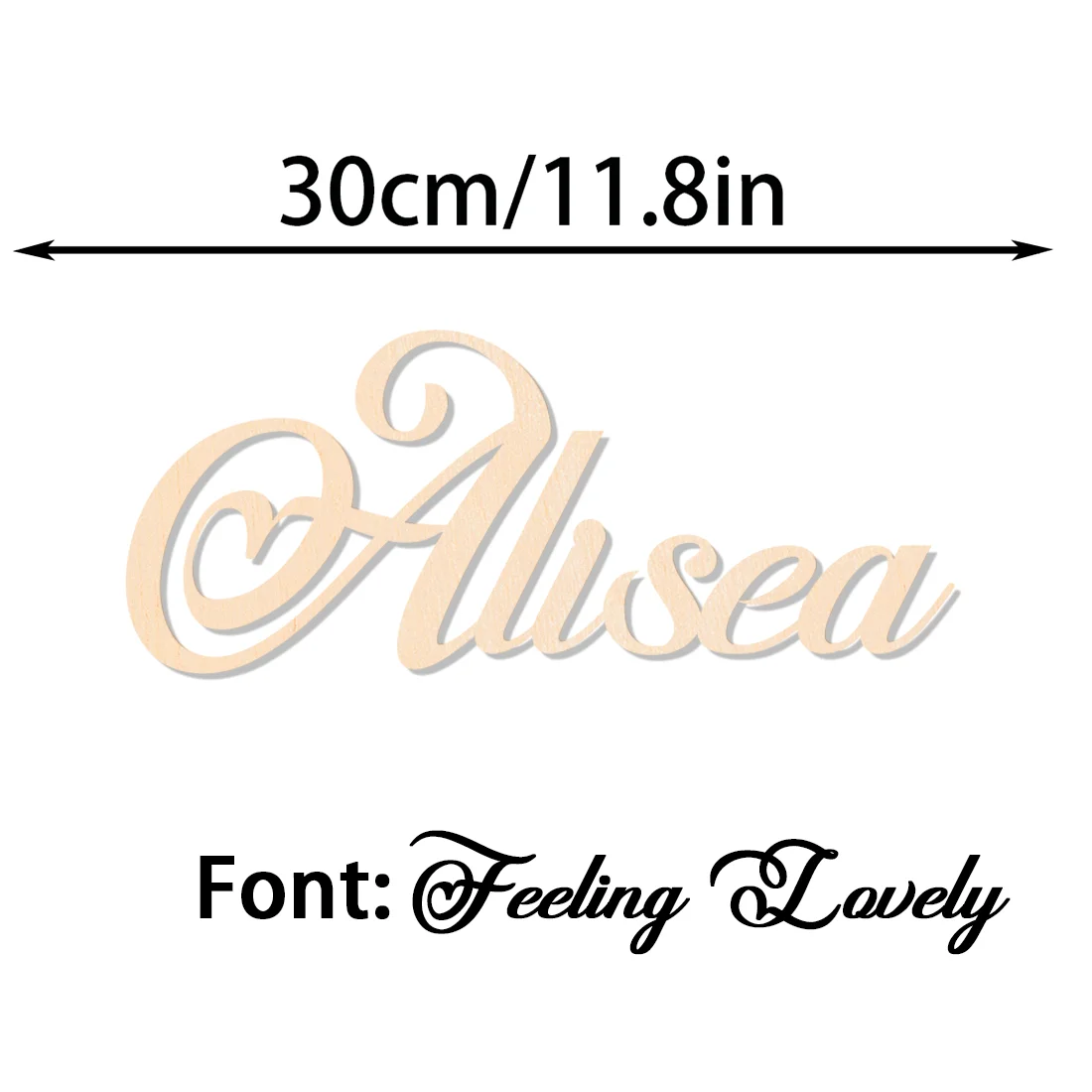 1 قطعة حب فني مثال علامة مقطوعة بالليزر اسم مخصص لوحة خشبية علامة خشبية النمط التقليدي لوحة ديكور الطاولة #5