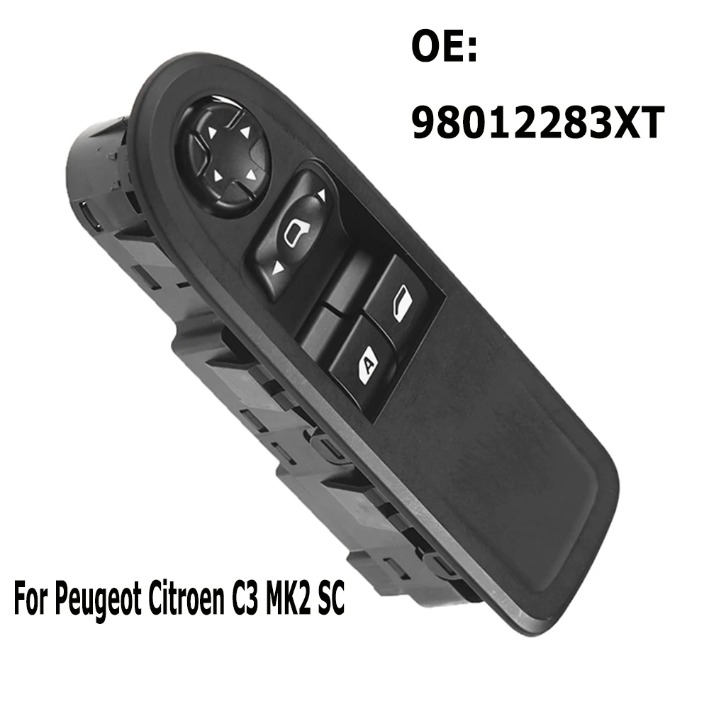 

98012283XT Electric Power Window Switch Lifter Control Button Parts For Peugeot Citroen C3 MK2 SC Car Accessories