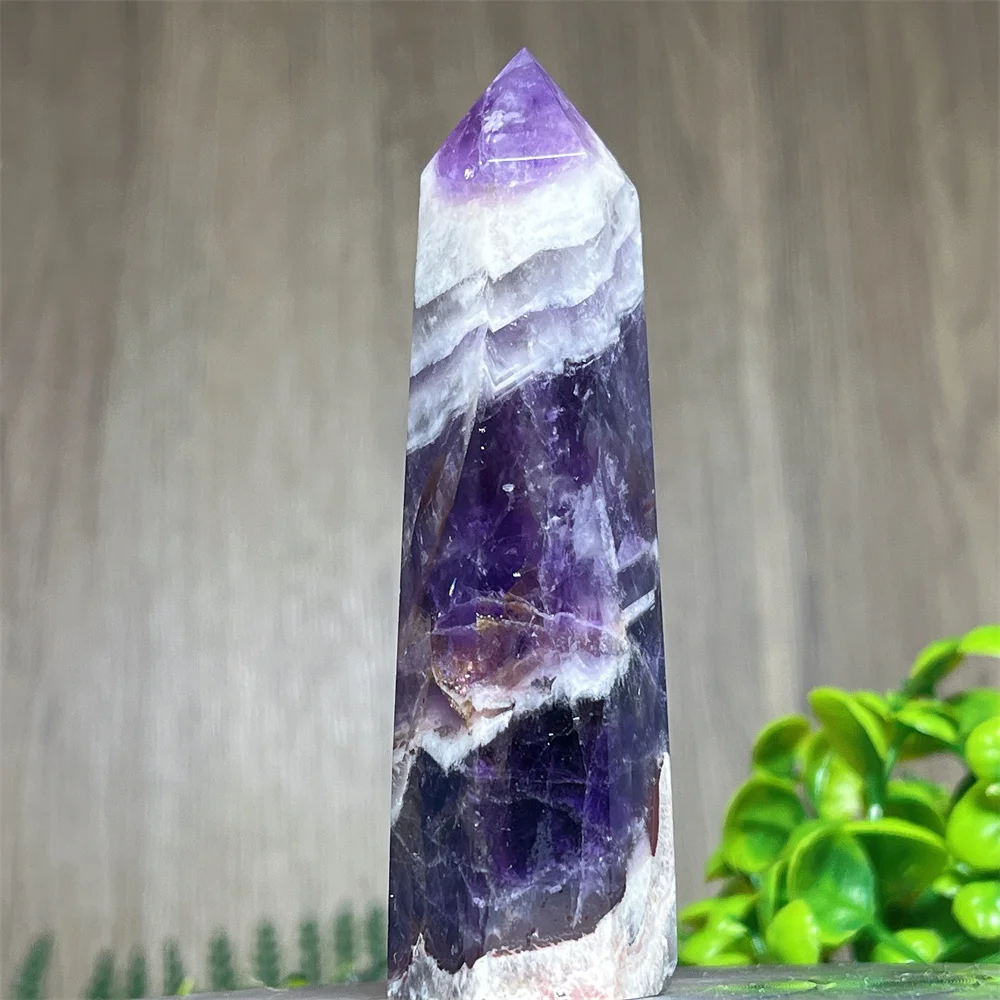 Tower Crystal Amethyst Specimen Stone Quartz Quartz Reiki Gemstone Flash Rainbow Healing Mineral Witchcraft Home Decoration