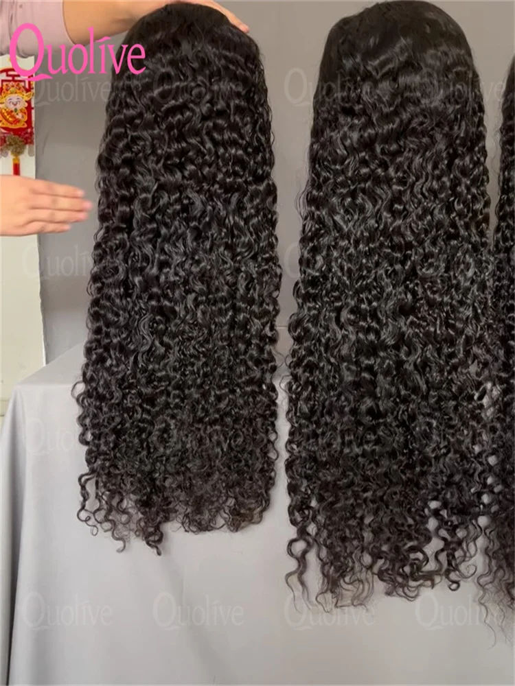

13x4 13x6 Water Wave Burmese Curly Human Hair Wig 30 40 Inch Lace Front Wig Human Hair Deep Wave Frontal Wig 100% Hd Lace Wigs
